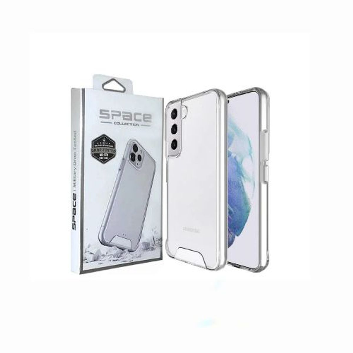 GENERICO - Case Space AntiCaida para Samsung S23 PLUS Transparente.