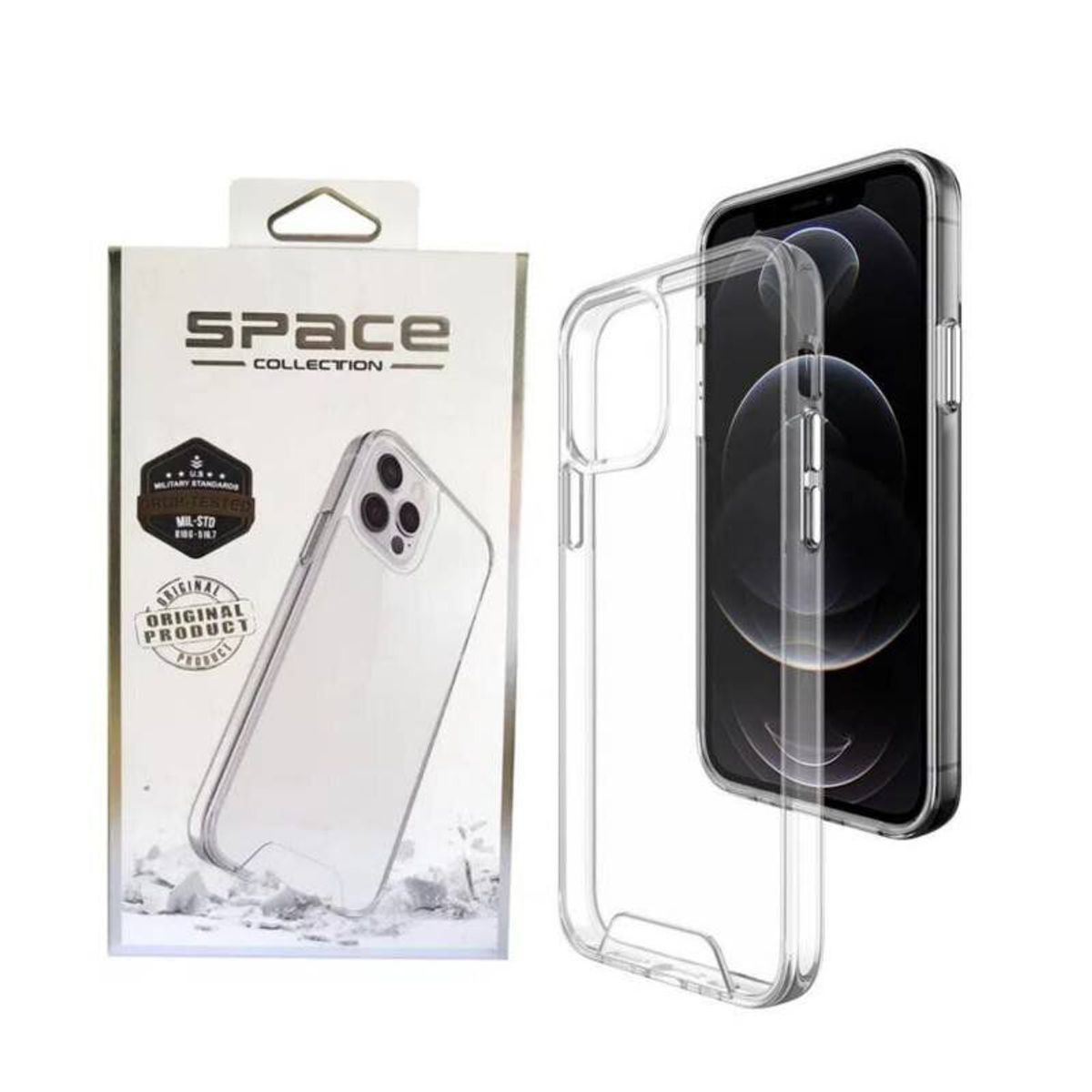 GENERICO - Case Space Funda iPhone 14 PRO MAX -Transparente