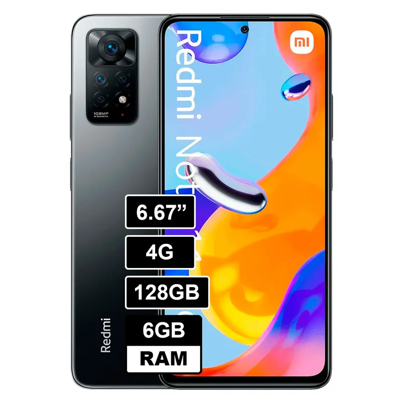 XIAOMI - REDMI NOTE 11 PRO 4G 128GB 6GB - GRIS