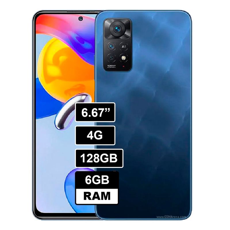 XIAOMI - REDMI NOTE 11 PRO 4G 128GB 6GB - AZUL
