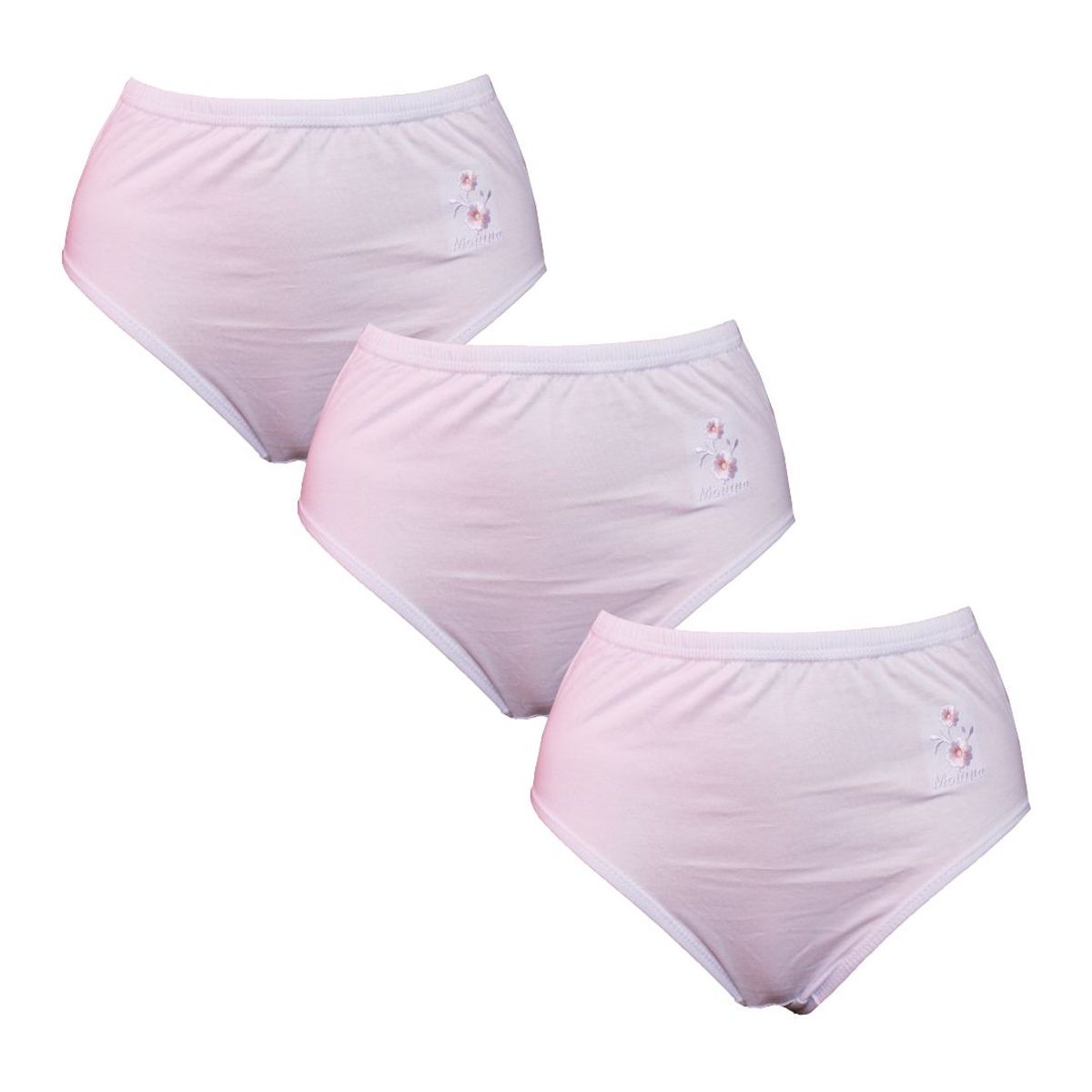 MONINA - Pack x3 trusa Clásica Monina Blanco