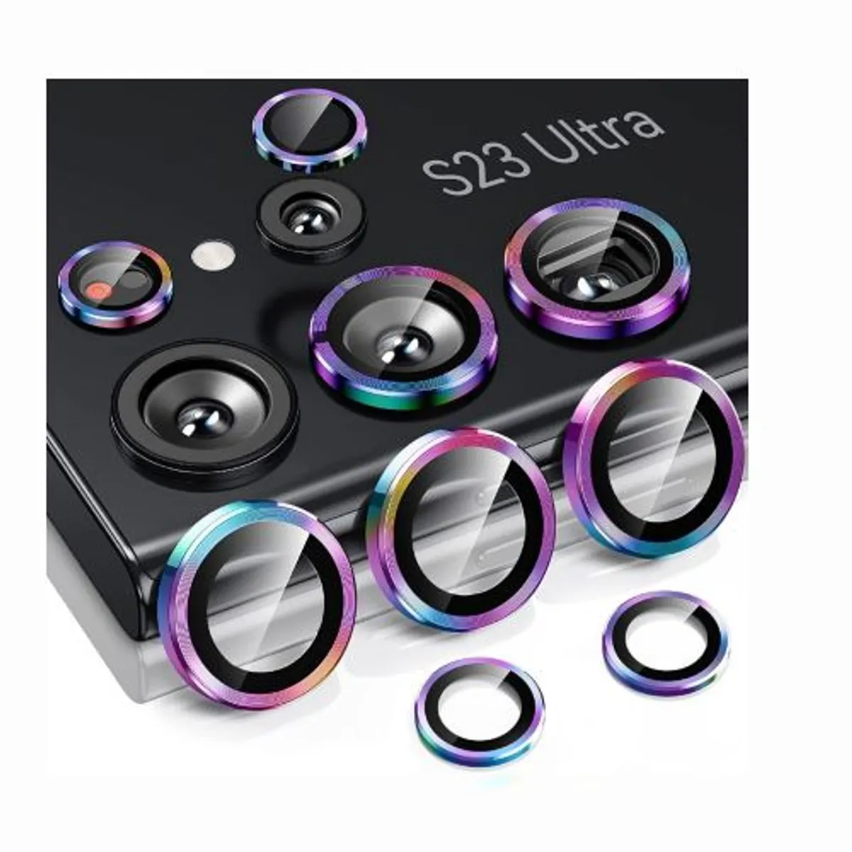 GENERICO - Protector de Lente para Samsung S23 Ultra - Indiviual Multicolor.