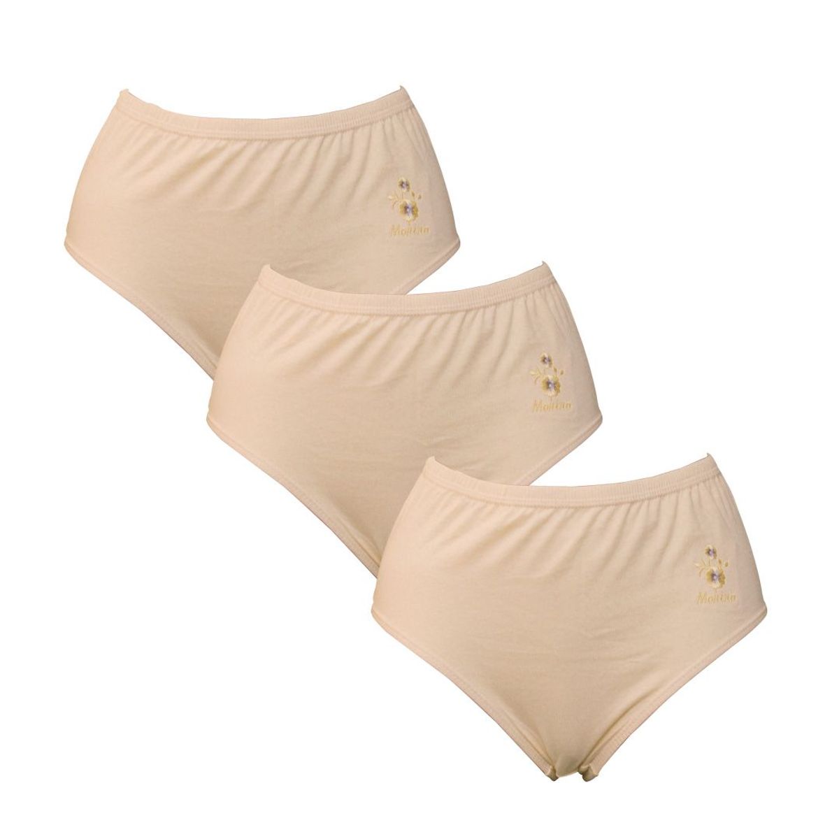 MONINA - Pack x3 trusa Clásica Monina Beige