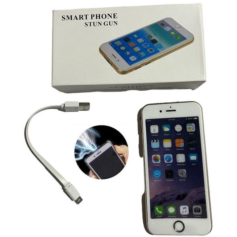 GENERICO - Electroshock  celular smartphone defensa personal linterna
