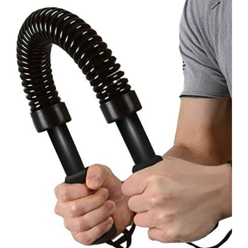 GENERICO - Barra torsion para fortalecimiento pecho espalda 50kg 60cm