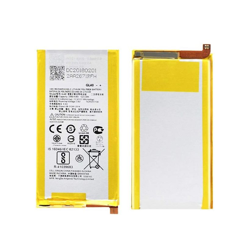 GENERICO - BATERIA MOTOROLA  Z PLAY  GL40   TORIGINAL-SM  NUEVO
