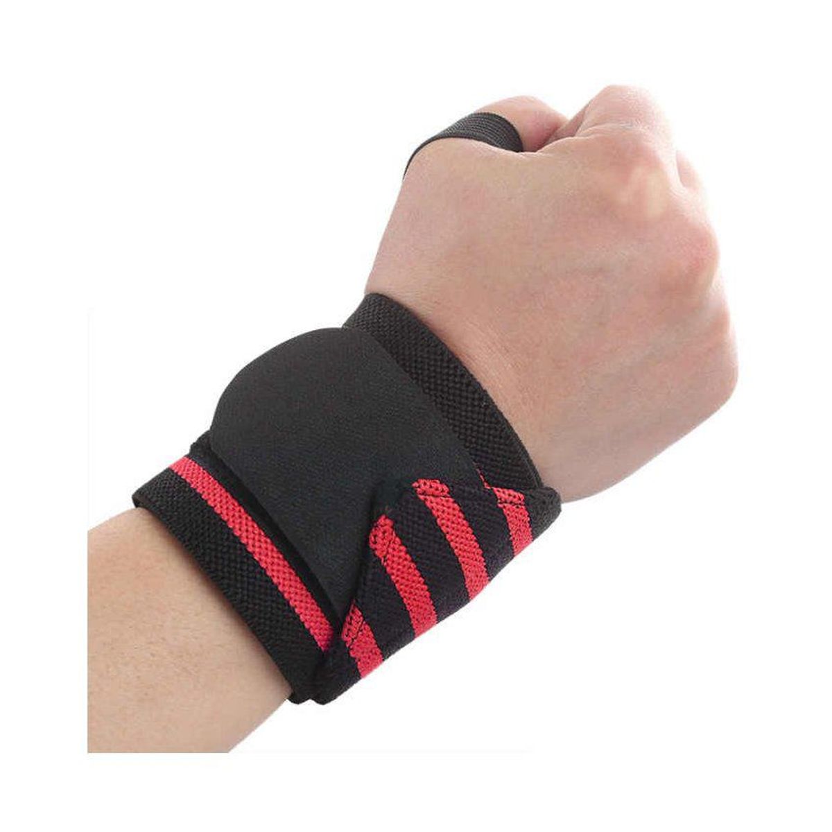 GENERICO - Vendas muñequeras de potencia para pesas azul