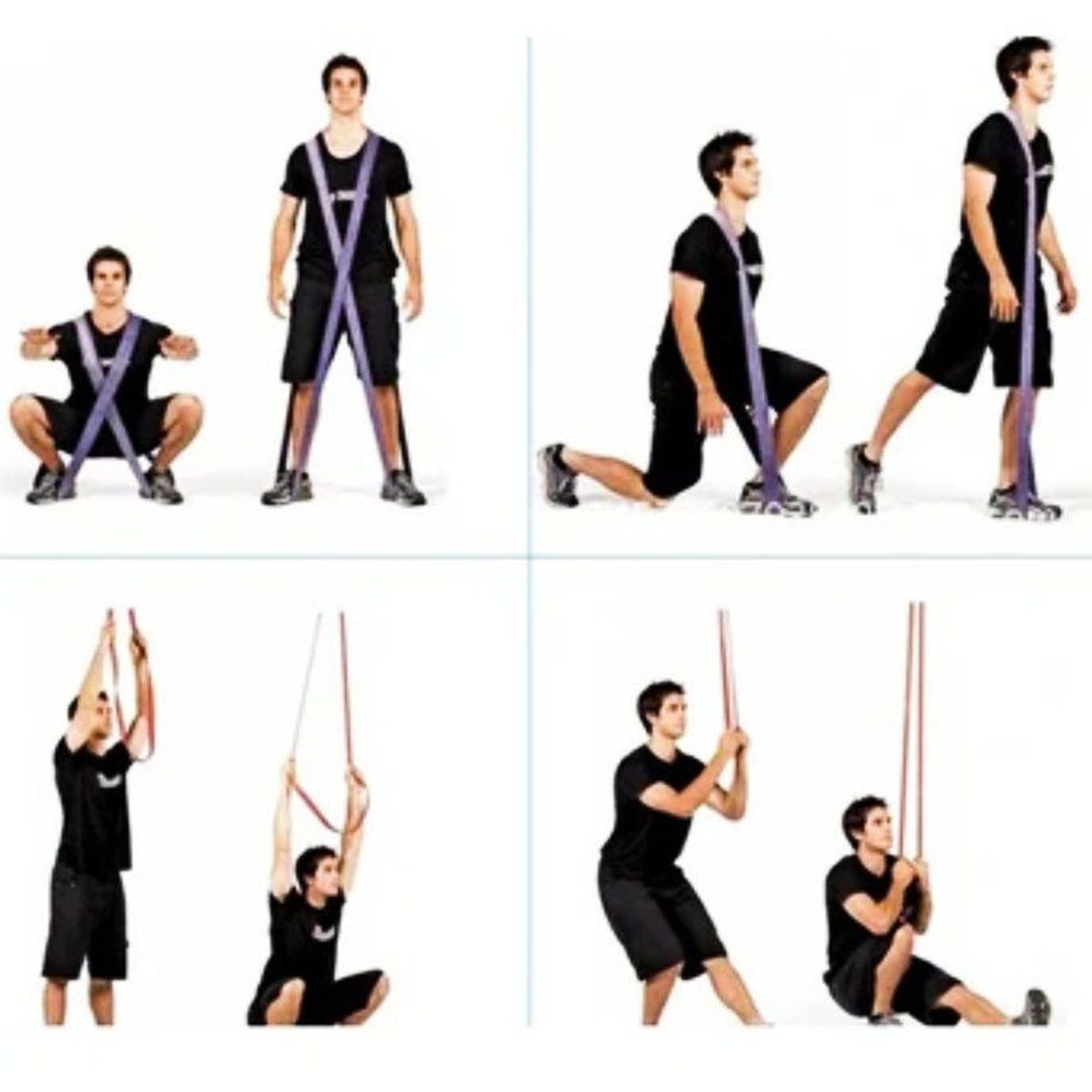 GENERICO - Bandas crossfit 22mm 10-30kg cerrada resistencia liga gym