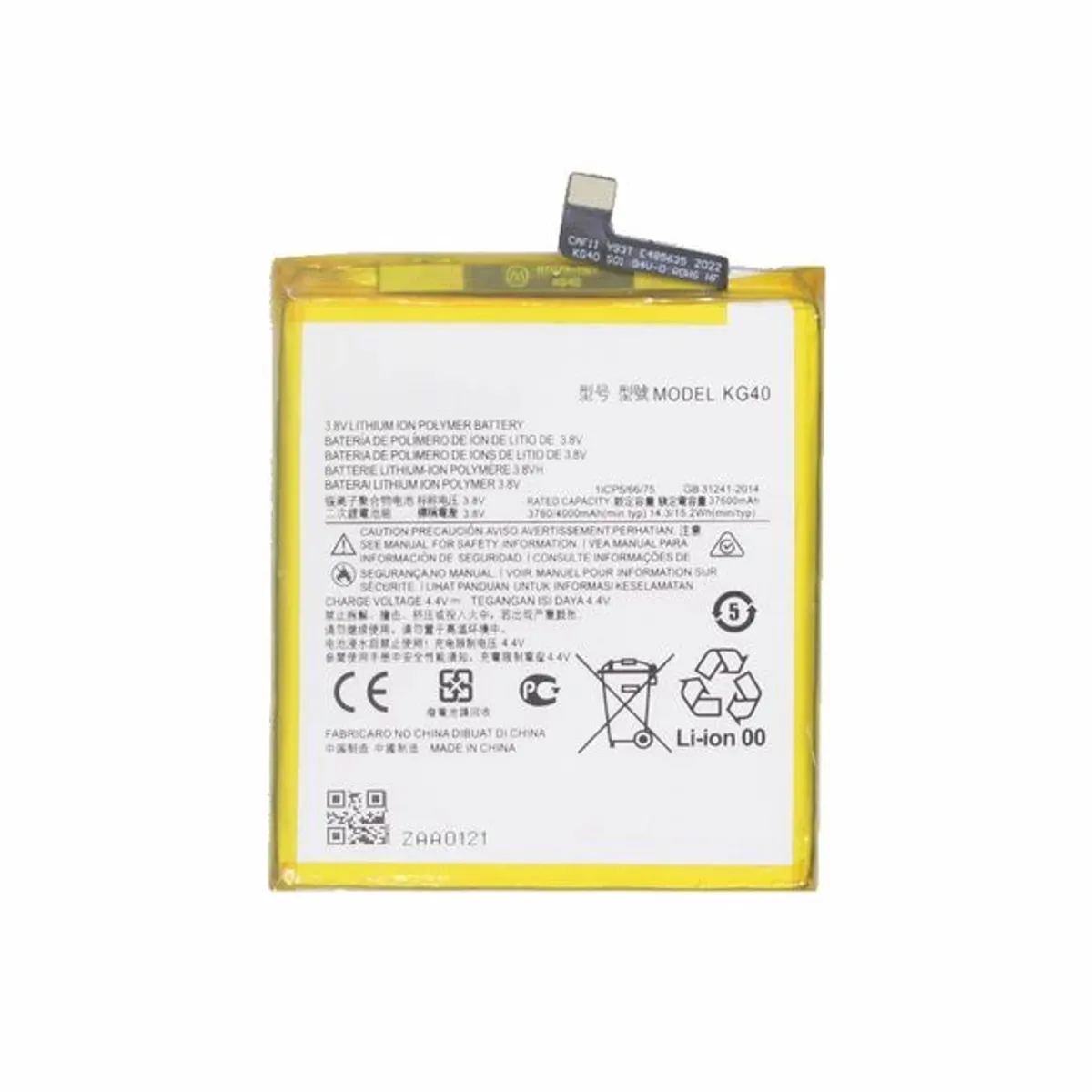 GENERICO - BATERIA MOTOROLA G8 PLAY-G8-ONE MACRO  KG40  TORIGINAL-SM  NEGRO