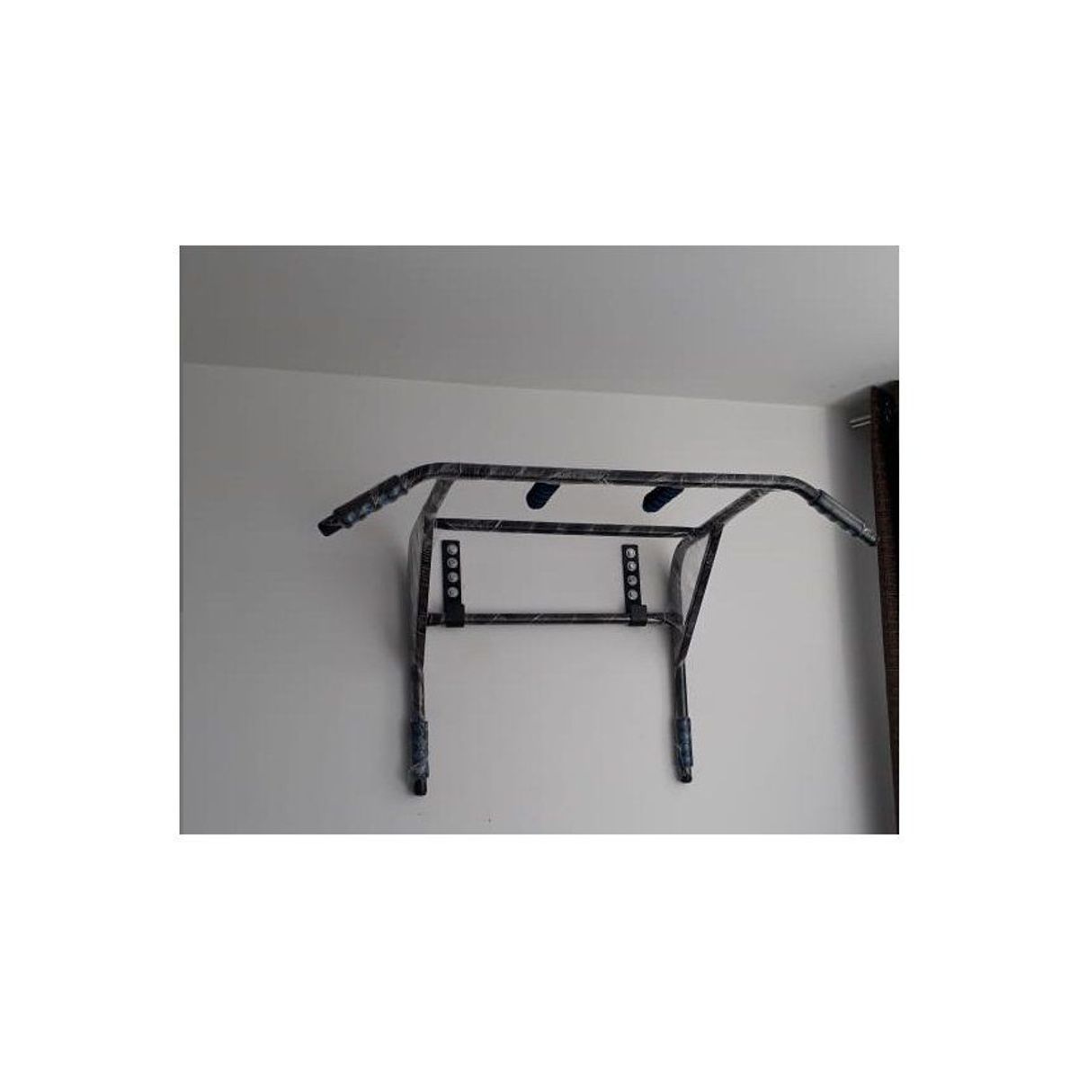 HOLGU - Barra multifuncional 2 en 1 soporte 200kg-negro