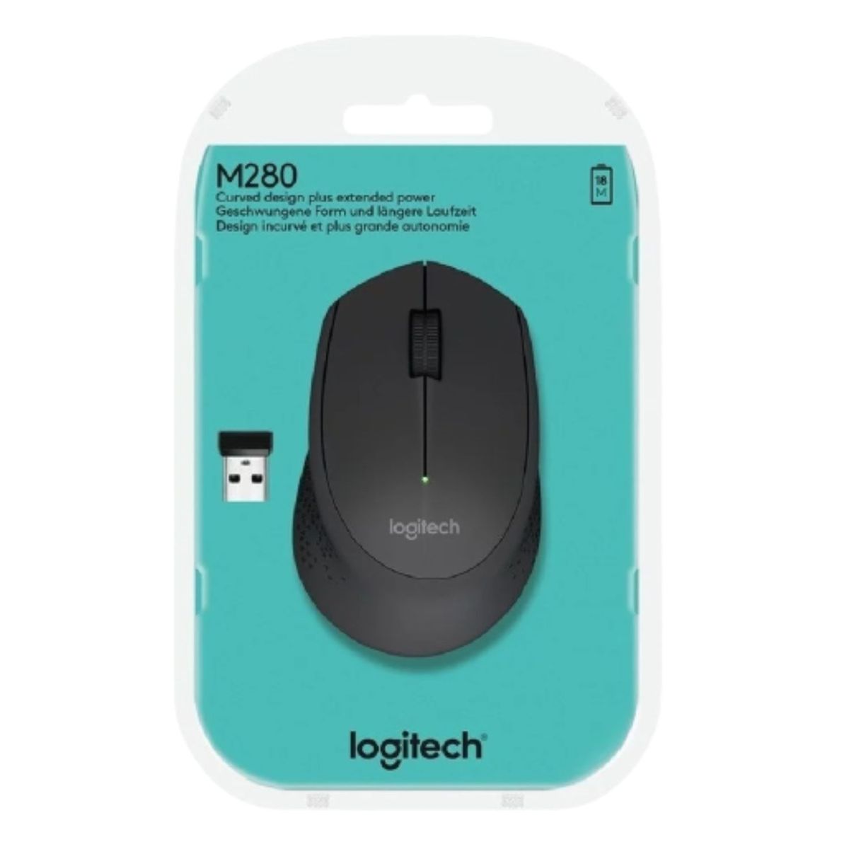LOGITECH - Mouse Logitech M280 Wireless Black