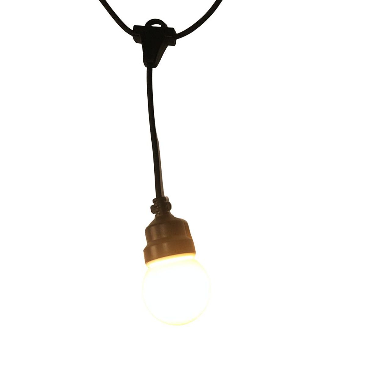 INSPIRA - Guirnalda de Luces Bombillas Blancas para Exterior Decorativa 5m