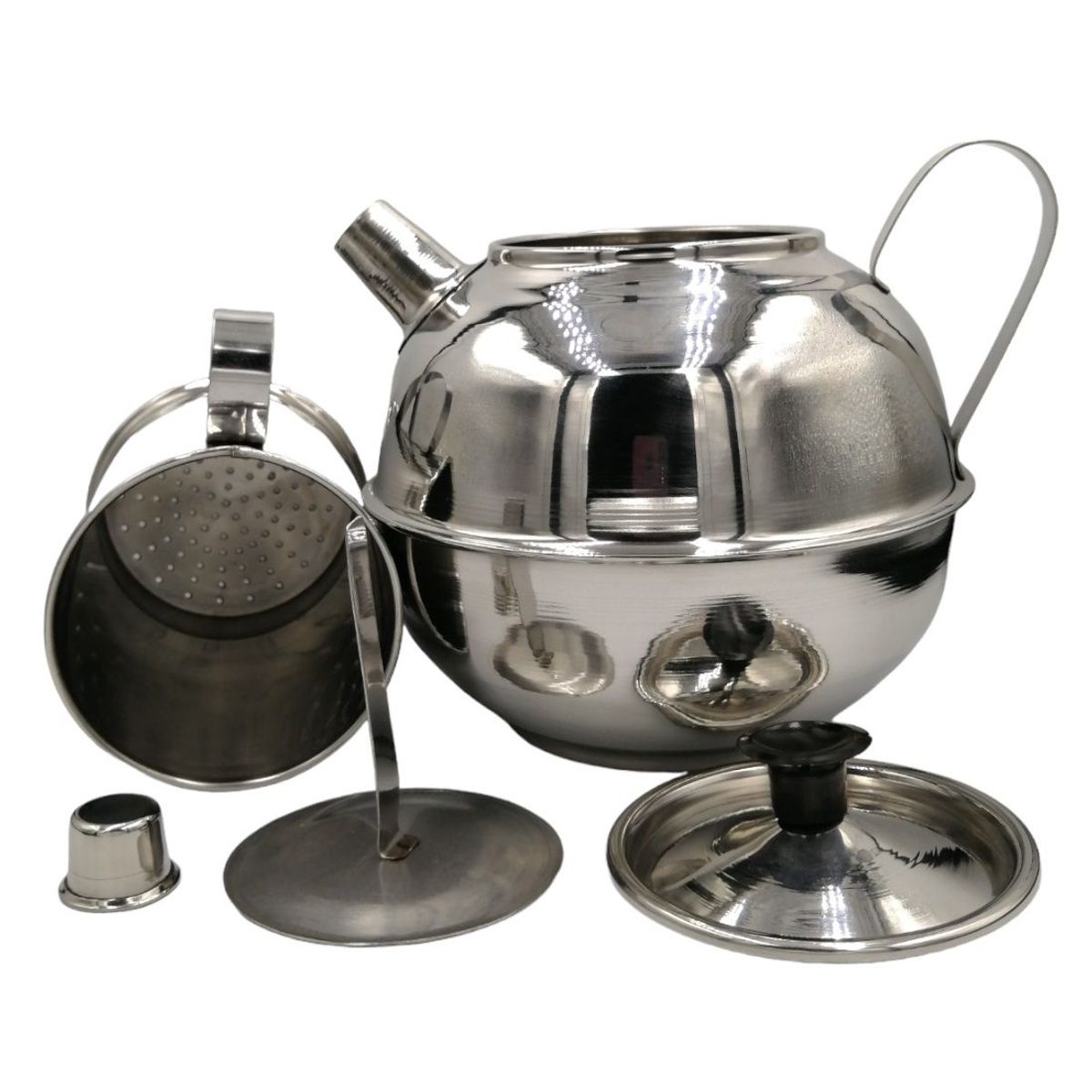 GENERICO - Cafetera de Acero Inoxidable Bombeada 1 Litro Gota a Gota - Ichimatsu