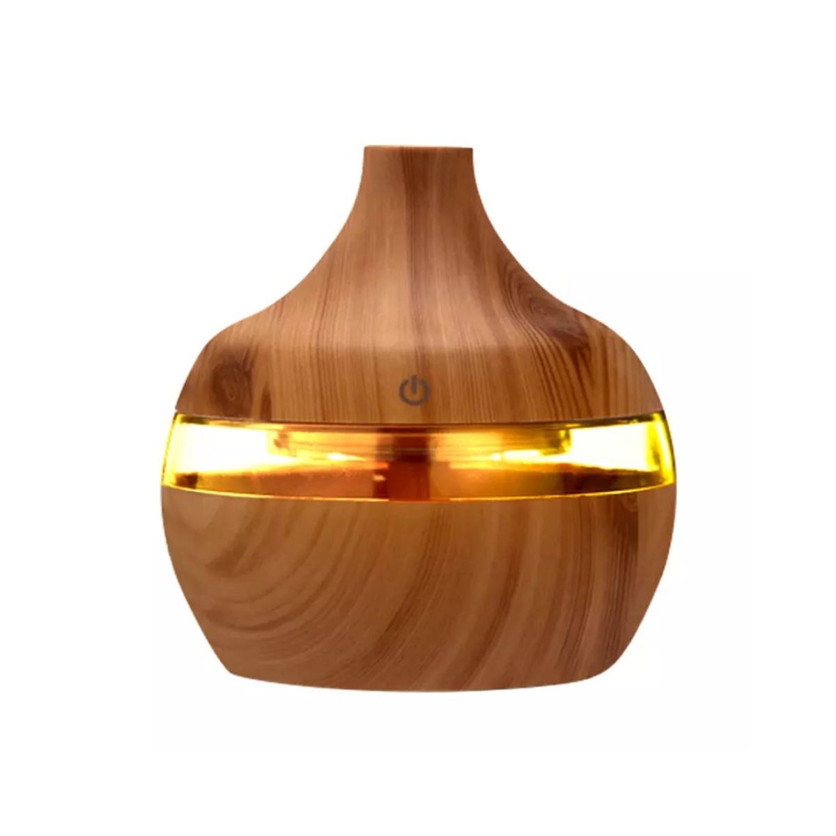 GENERICO - Humidificador Purificador de Aire Aromaterapia con Luz Led - Mostaza