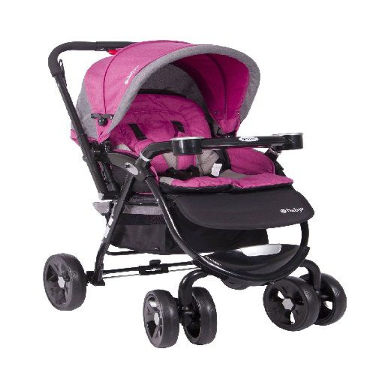 EBABY - Coche de Paseo Ebaby Boris rosado- Eb1144RS