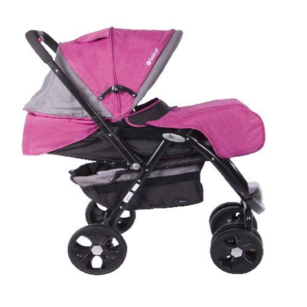 EBABY - Coche de Paseo Ebaby Boris rosado- Eb1144RS