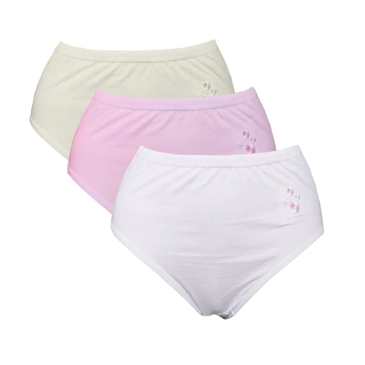 MONINA - Trusa Clásica Monina Pack X3 Algodón Peruano