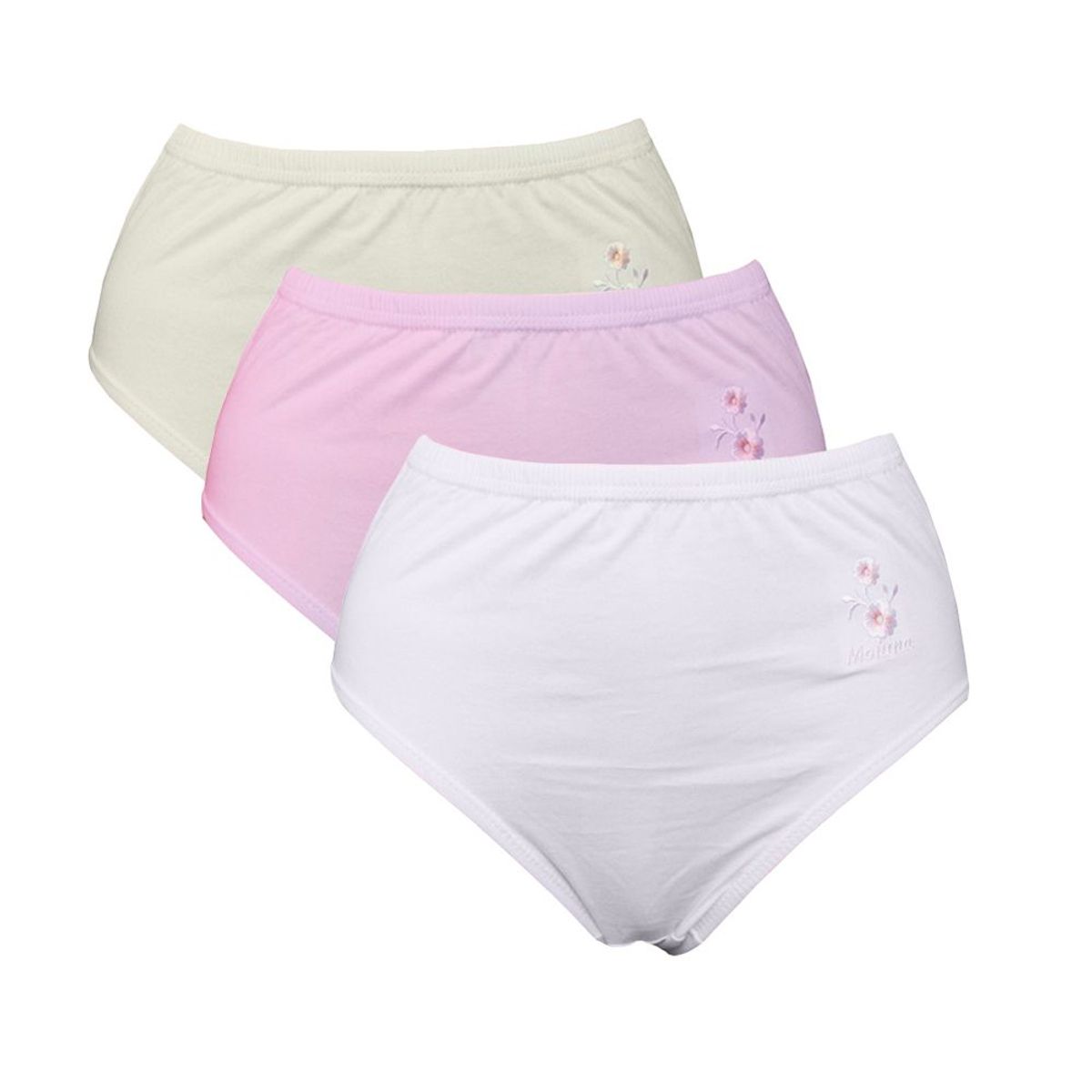 MONINA - Trusa Clásica Monina Pack X3 Algodón Peruano