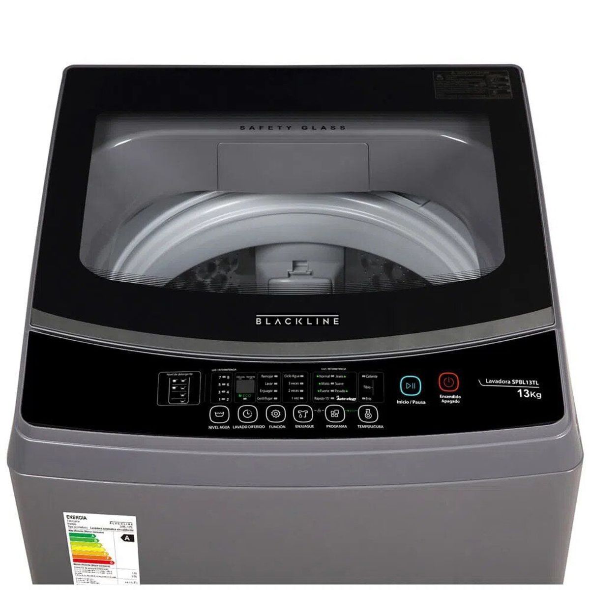 BLACKLINE - Lavadora BLACKLINE Carga Superior 13Kg SPBL13TL