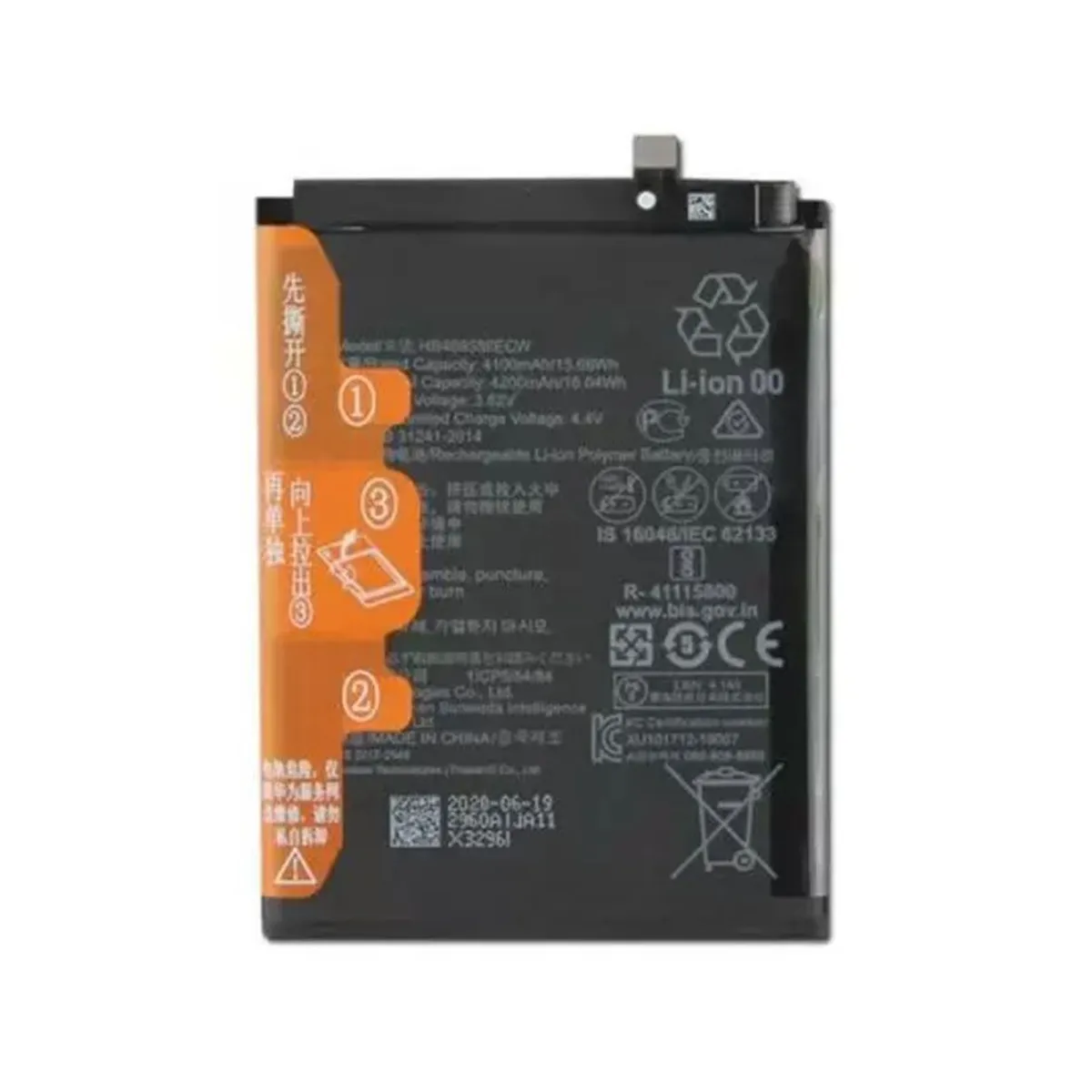 GENERICO - BATERIA HUAWEI  MATE 30 PRO  TORIGINAL-SM  NUEVO-NEGRO.