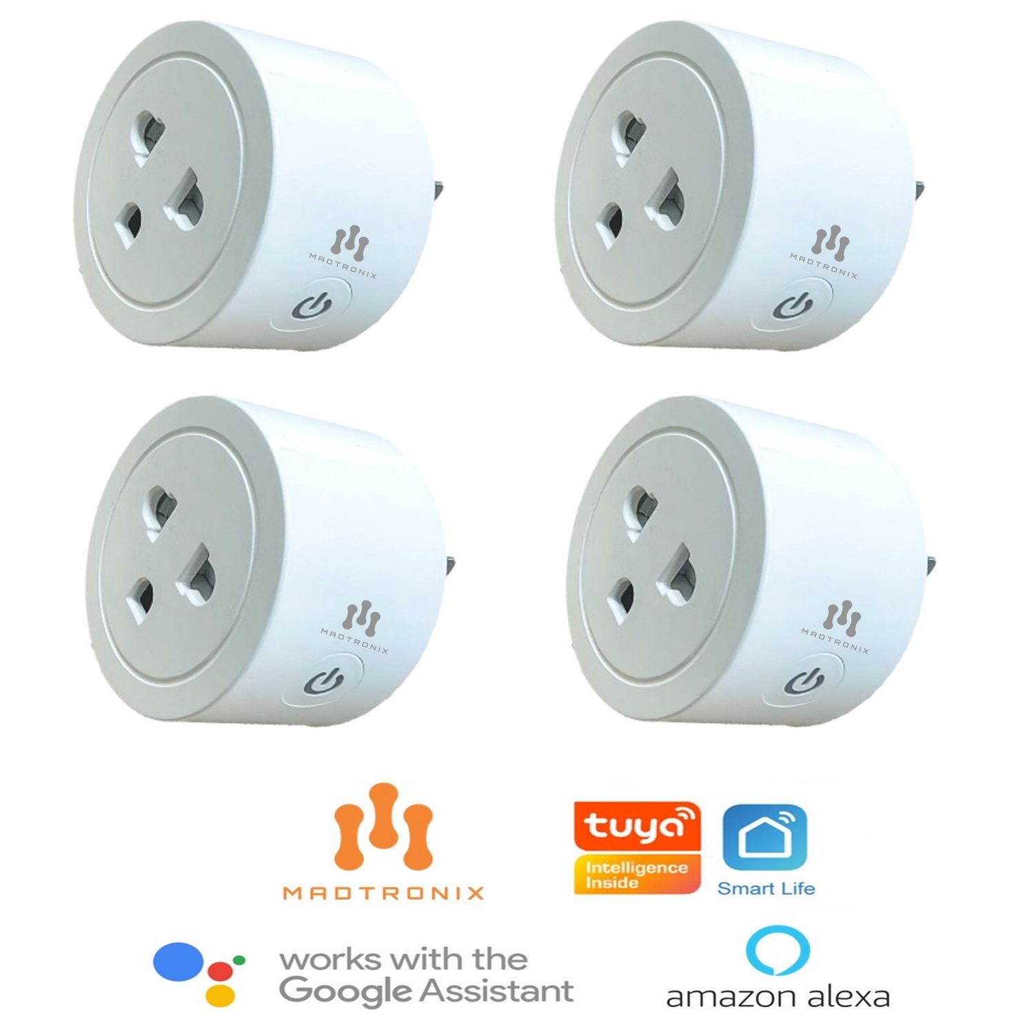 Kmc Smart Plug Enchufe Multiple Inteligente Echo Dot Wi-Fi Smart