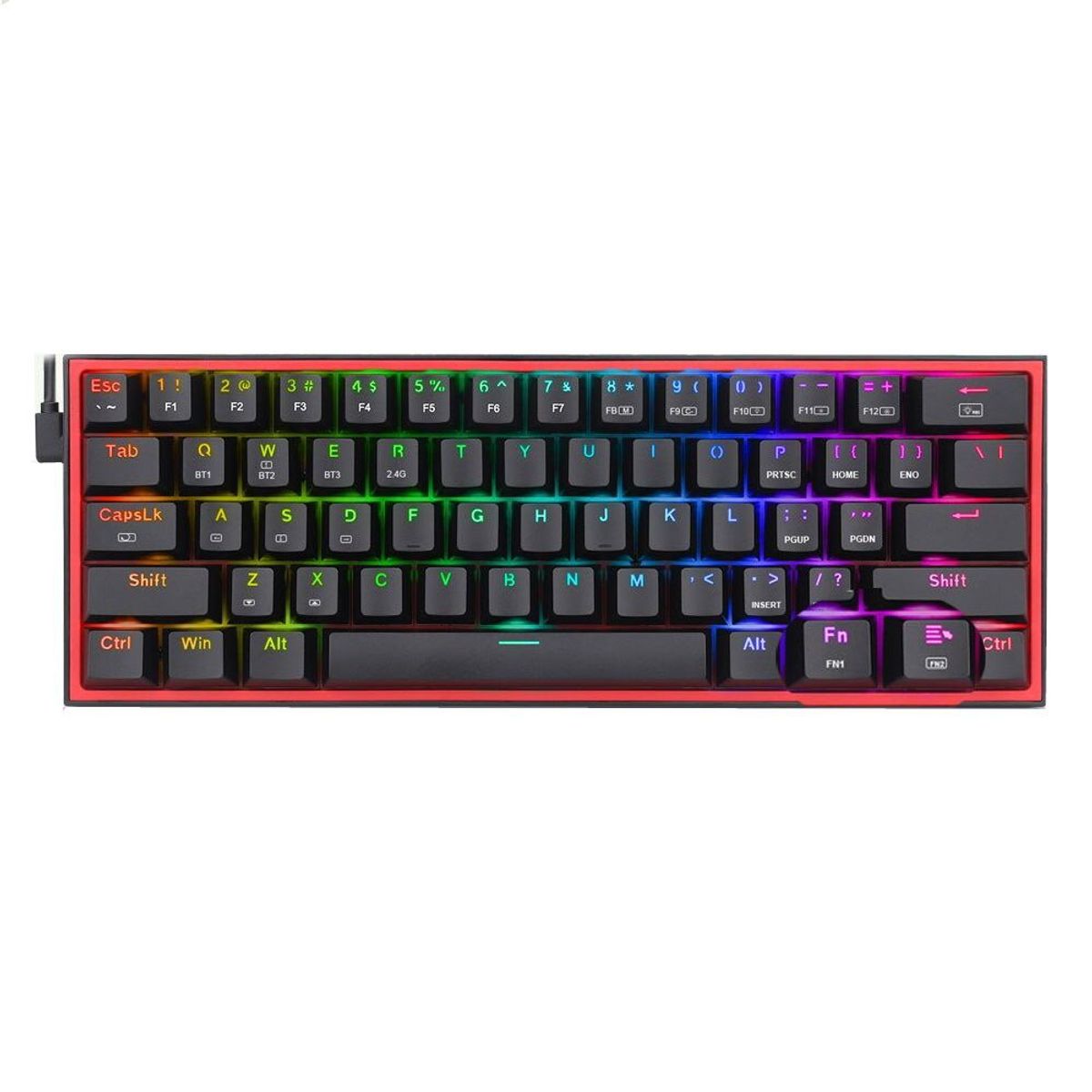 REDRAGON - Redragon - Teclado Fizz Pro K616 RGB Wireless Switch Red Black Español