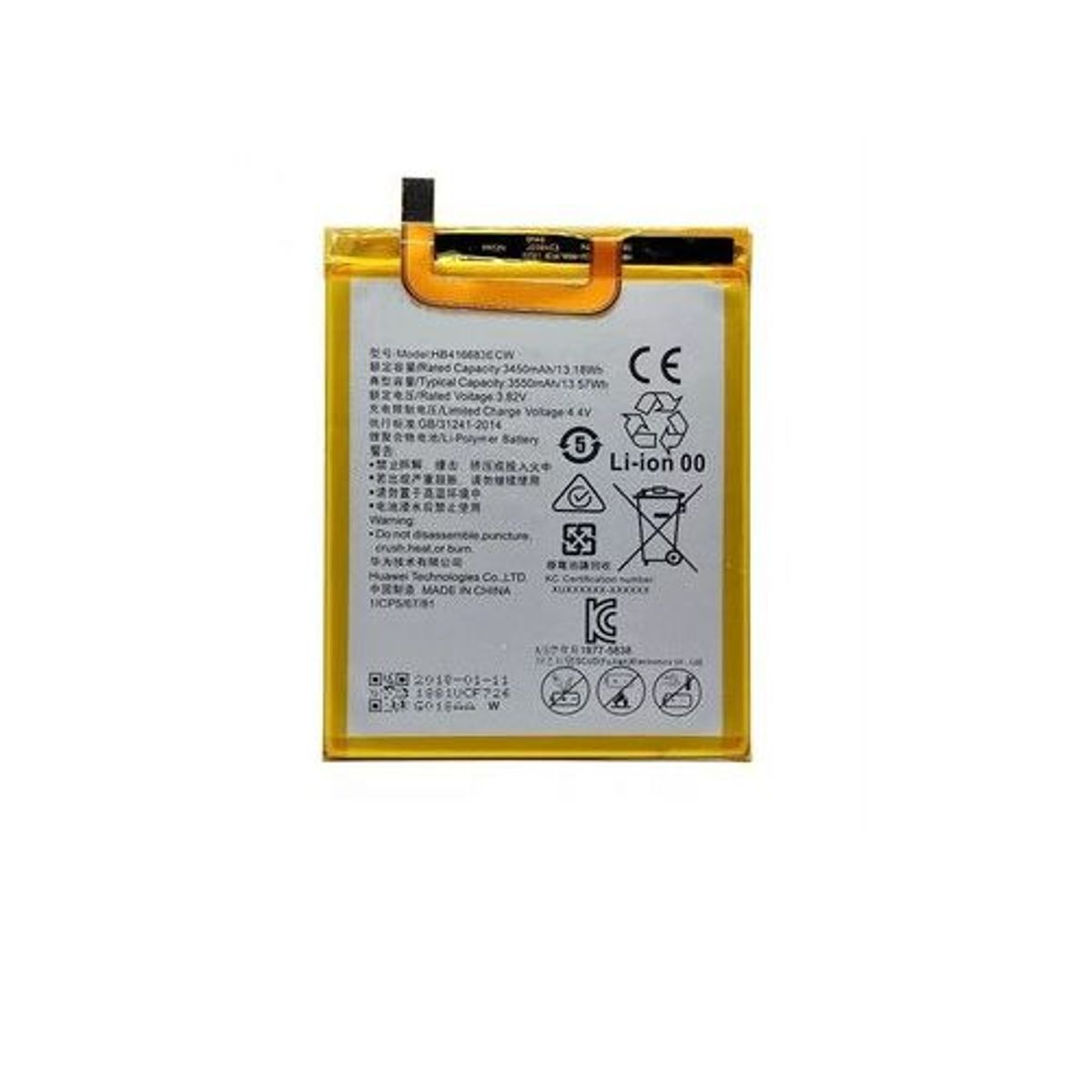 GENERICO - BATERIA HUAWEI  NEXUS 6P  TORIGINAL-SM  NUEVO-NEGRO