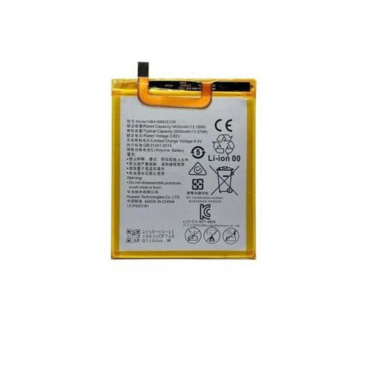 GENERICO - BATERIA HUAWEI  NEXUS 6P  TORIGINAL-SM  NUEVO-NEGRO