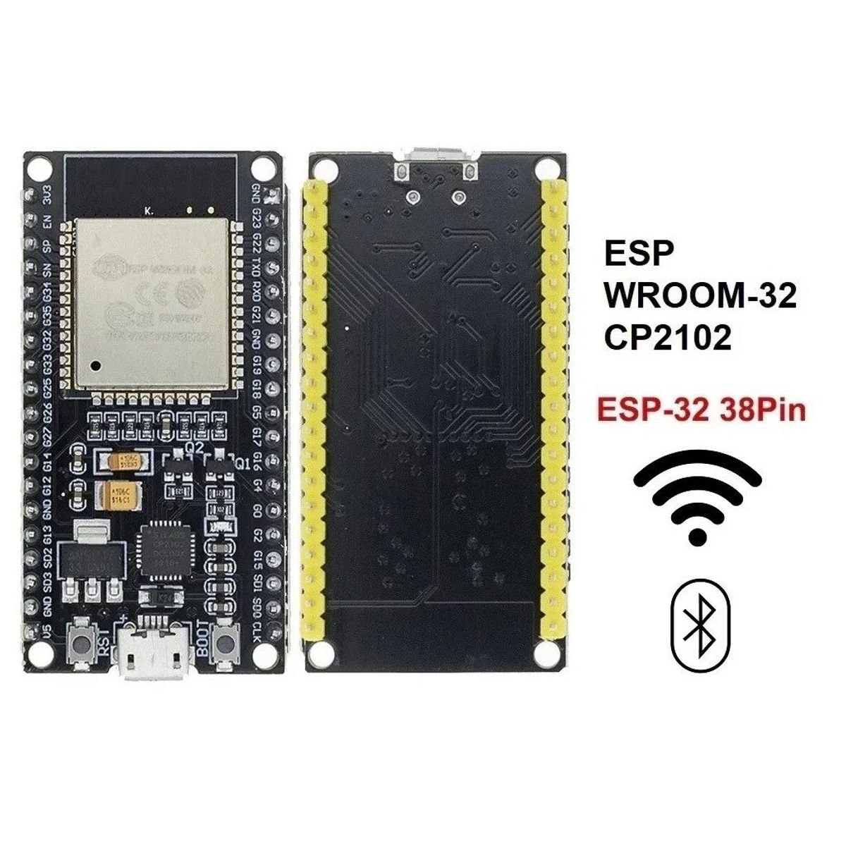 GENERICO - MODULO CP2102 WIFI BLUETOOTH 38 PINES ESP32