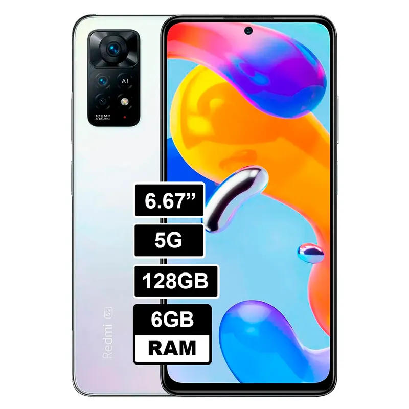 XIAOMI - REDMI NOTE 11 PRO 5G 128GB 6GB - BLANCO