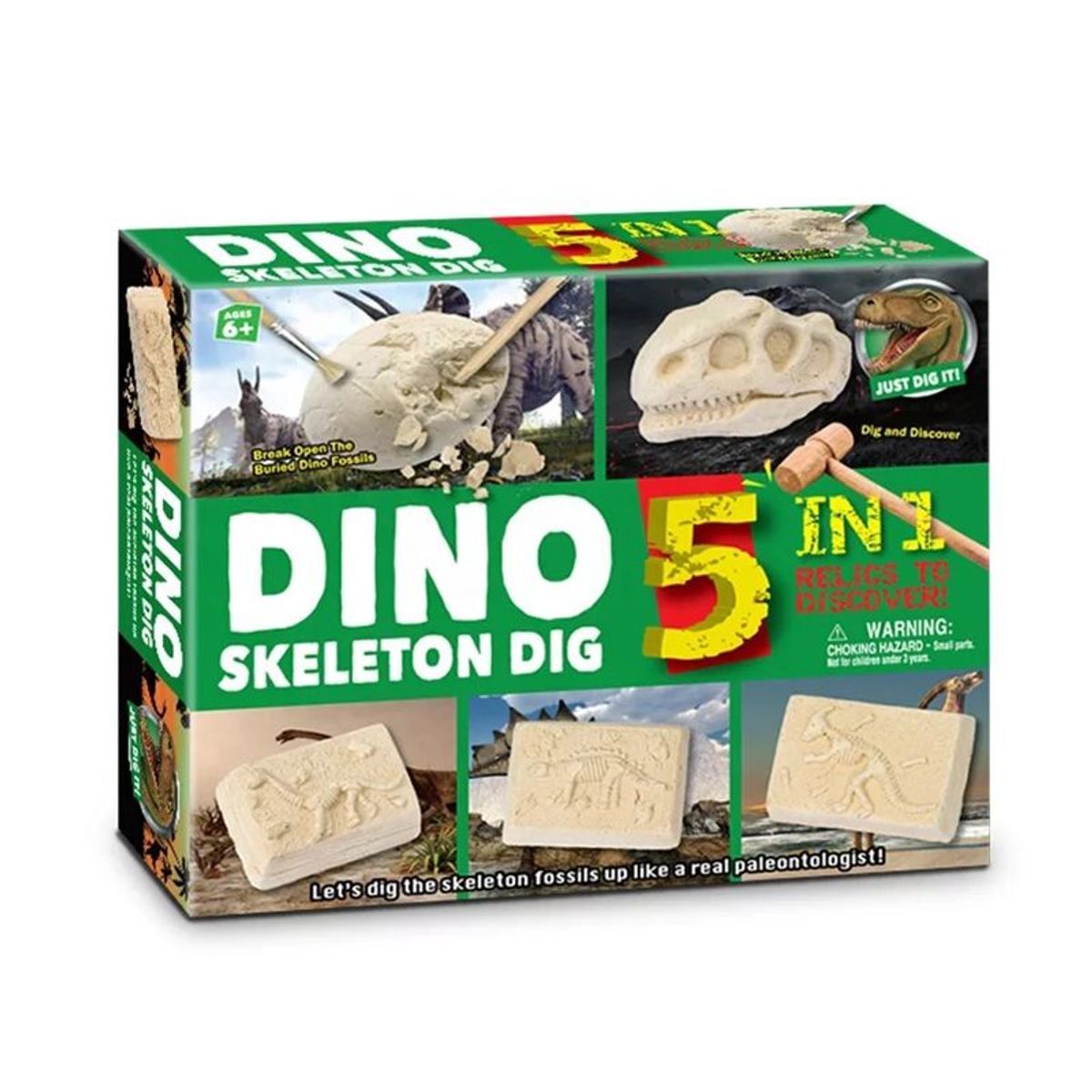 GENERICO - Kit Dino Excavación Importado Juguete Didactico