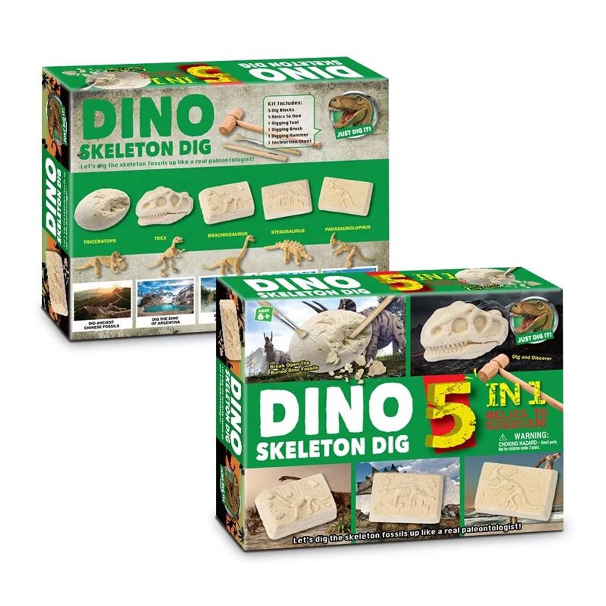 GENERICO - Kit Dino Excavación Importado Juguete Didactico