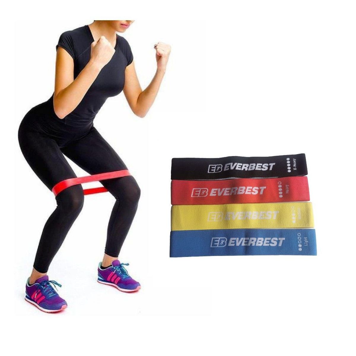 TODO FIT - Bandas Elásticas de Resistencia para Entrenamiento – Set 4 Piezas