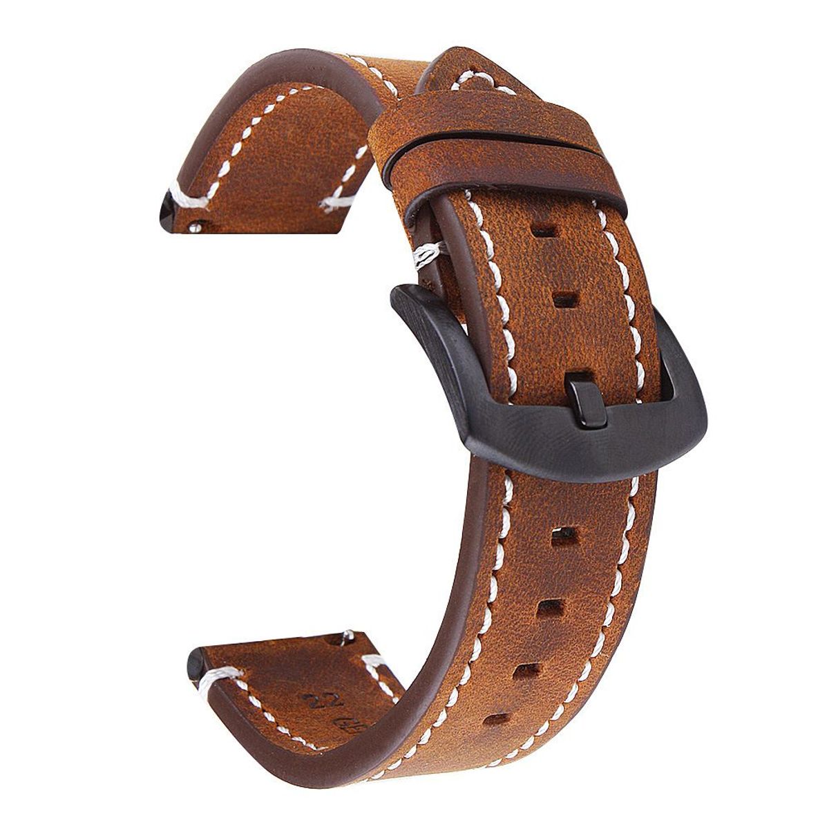 GENERICO - Correa de Cuero para HUAWEI WATCH FIT 2 - Marron
