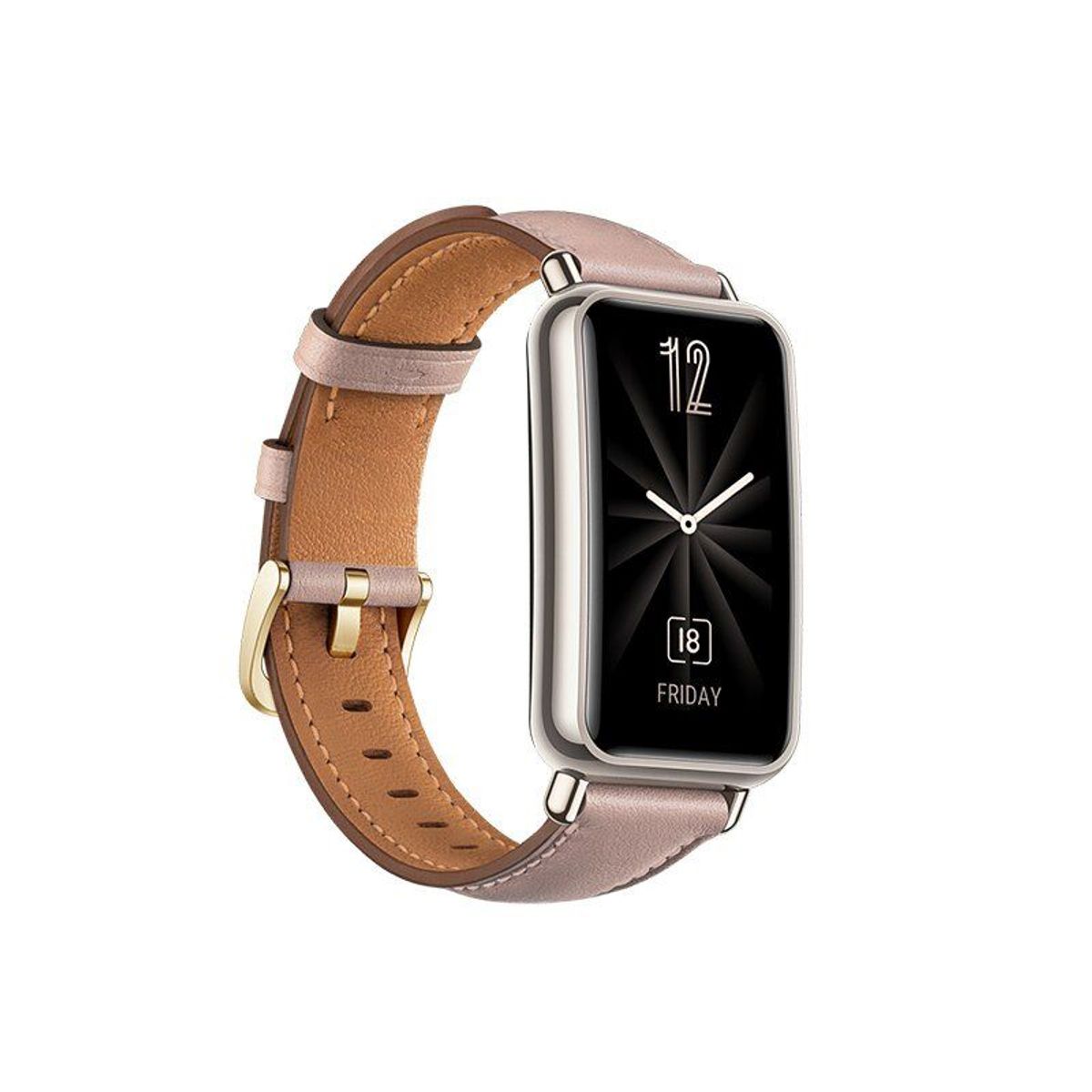 GENERICO - Correa de Cuero para HUAWEI FIT MINI - Rosa