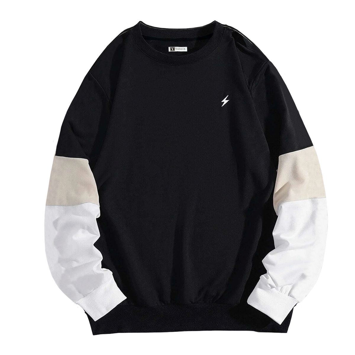 YANSUS - Polera Hombre Yansus Tricolor Negro  Estampado