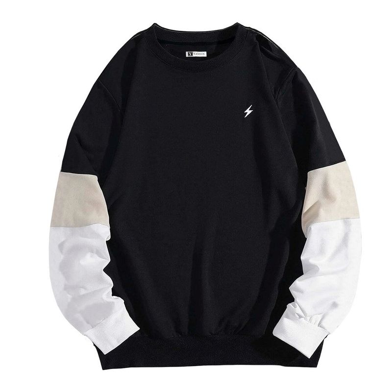 YANSUS - Polera Hombre Yansus Tricolor Negro  Estampado