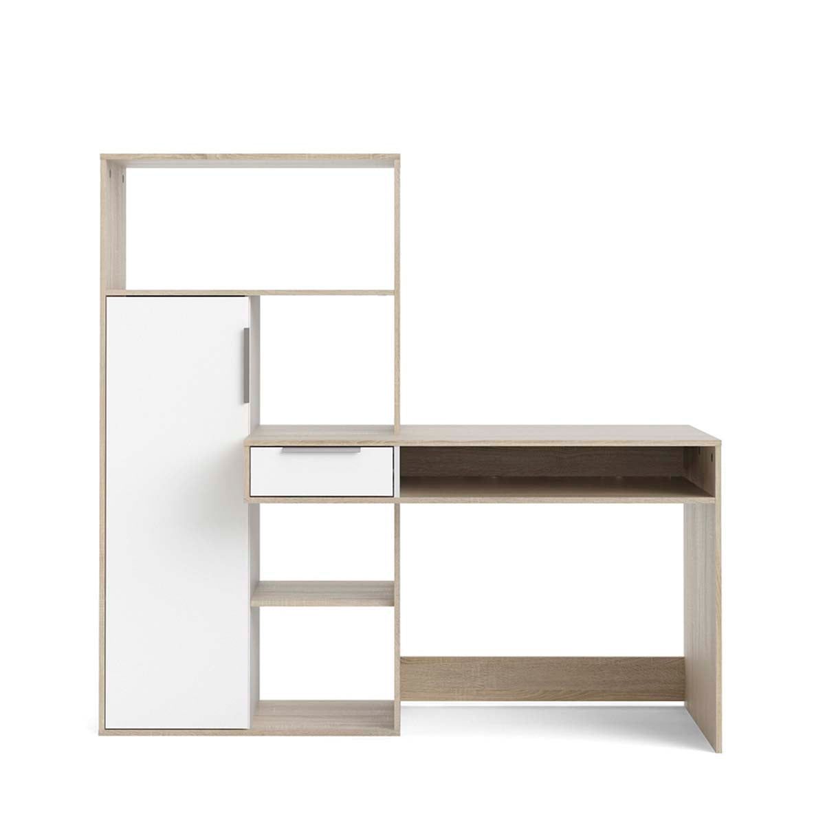 Escritorio Moderno Premium Matthew Ventitas Perú Color Rovere y Blanco, marca VENTITAS HOME - Foto 2