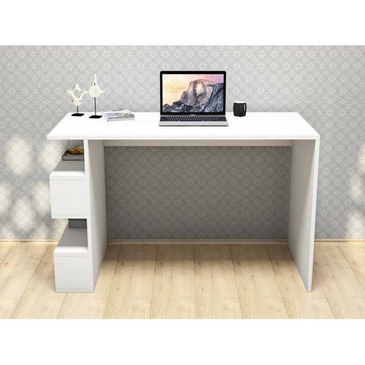 VENTITAS HOME - Escritorio Moderno Alexa Ventitas Perú Color Blanco