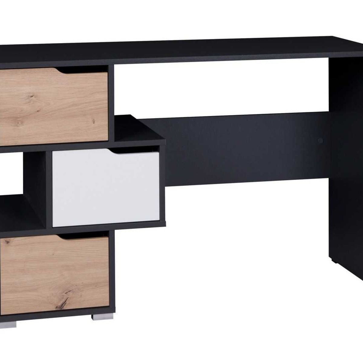 VENTITAS HOME - Escritorio Moderno Madison Ventitas Home Color Negro y Duna