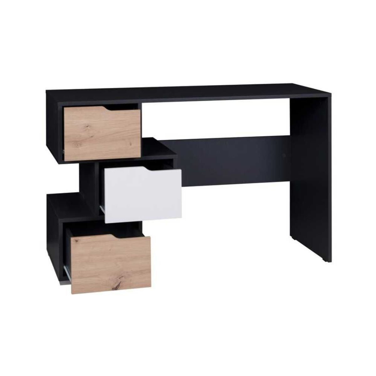 VENTITAS HOME - Escritorio Moderno Madison Ventitas Home Color Negro y Duna