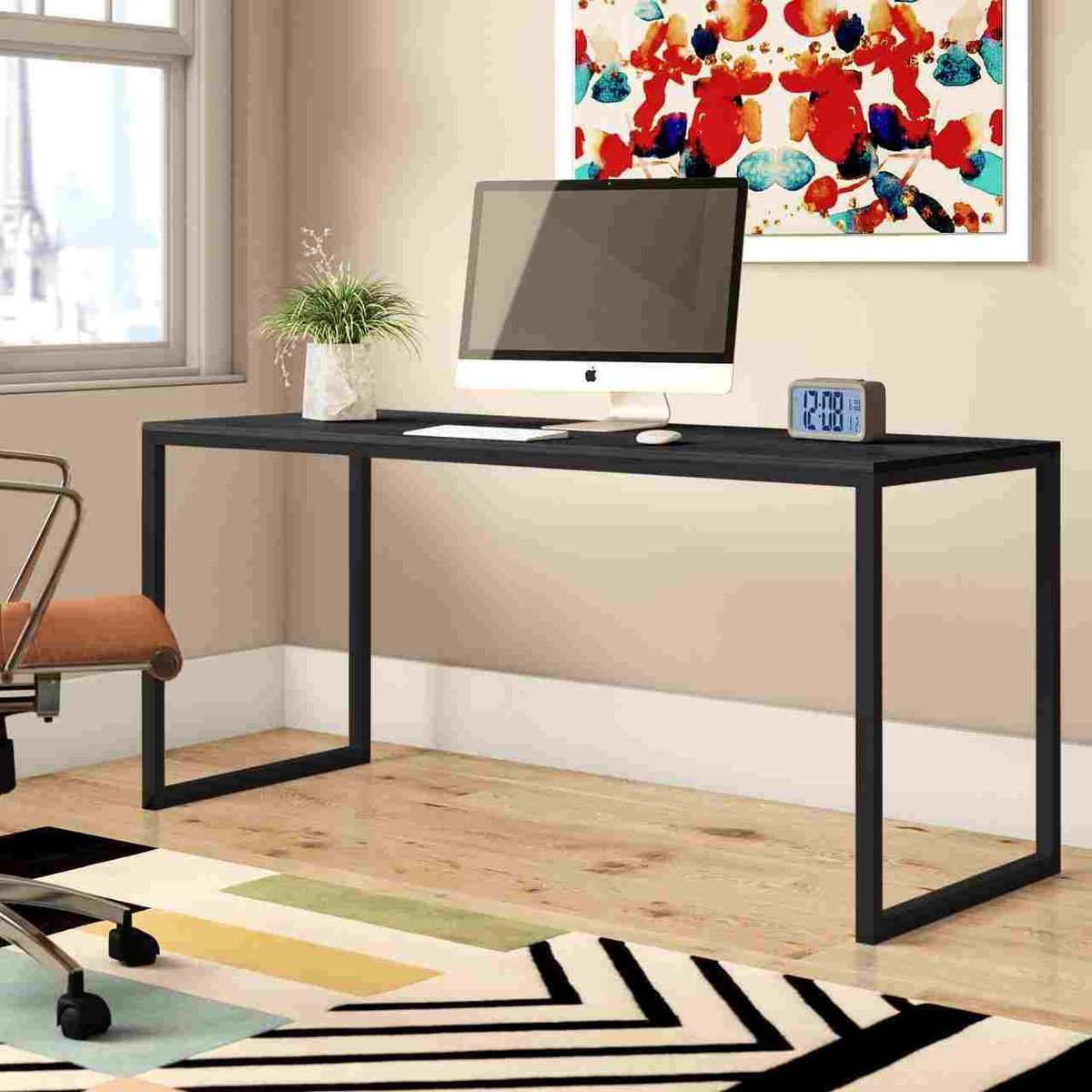 VENTITAS HOME - Escritorio Industrial 125cm Ventitas Home Color Negro