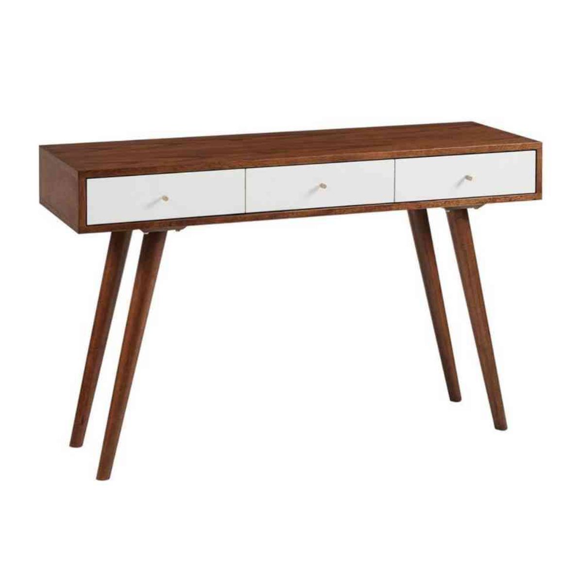 VENTITAS HOME - Escritorio Vintage 3 Cajones Ventitas Home Color Bellota