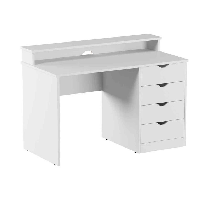 VENTITAS HOME - Escritorio Vintage Mónaco 4 Cajones Ventitas Home Color Blanco