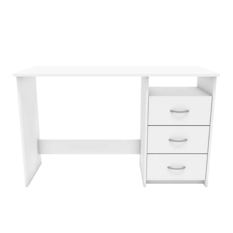 VENTITAS HOME - Escritorio Vintage Denver 3 Cajones Ventitas Home Color Blanco