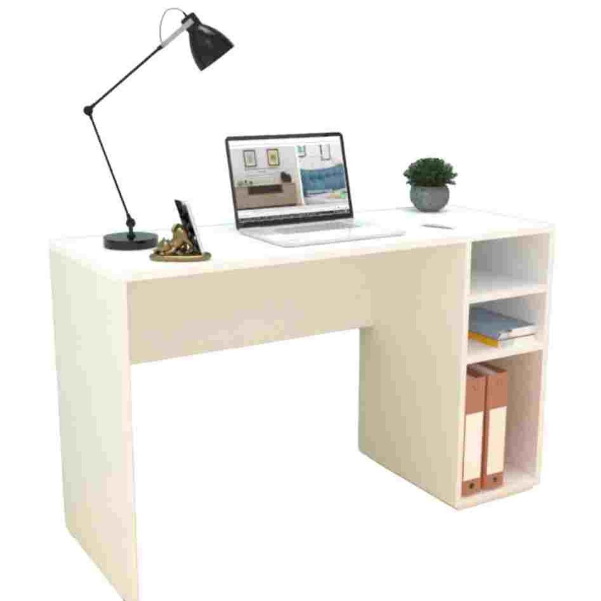 VENTITAS HOME - Escritorio Kloe Color Ventitas Home Blanco
