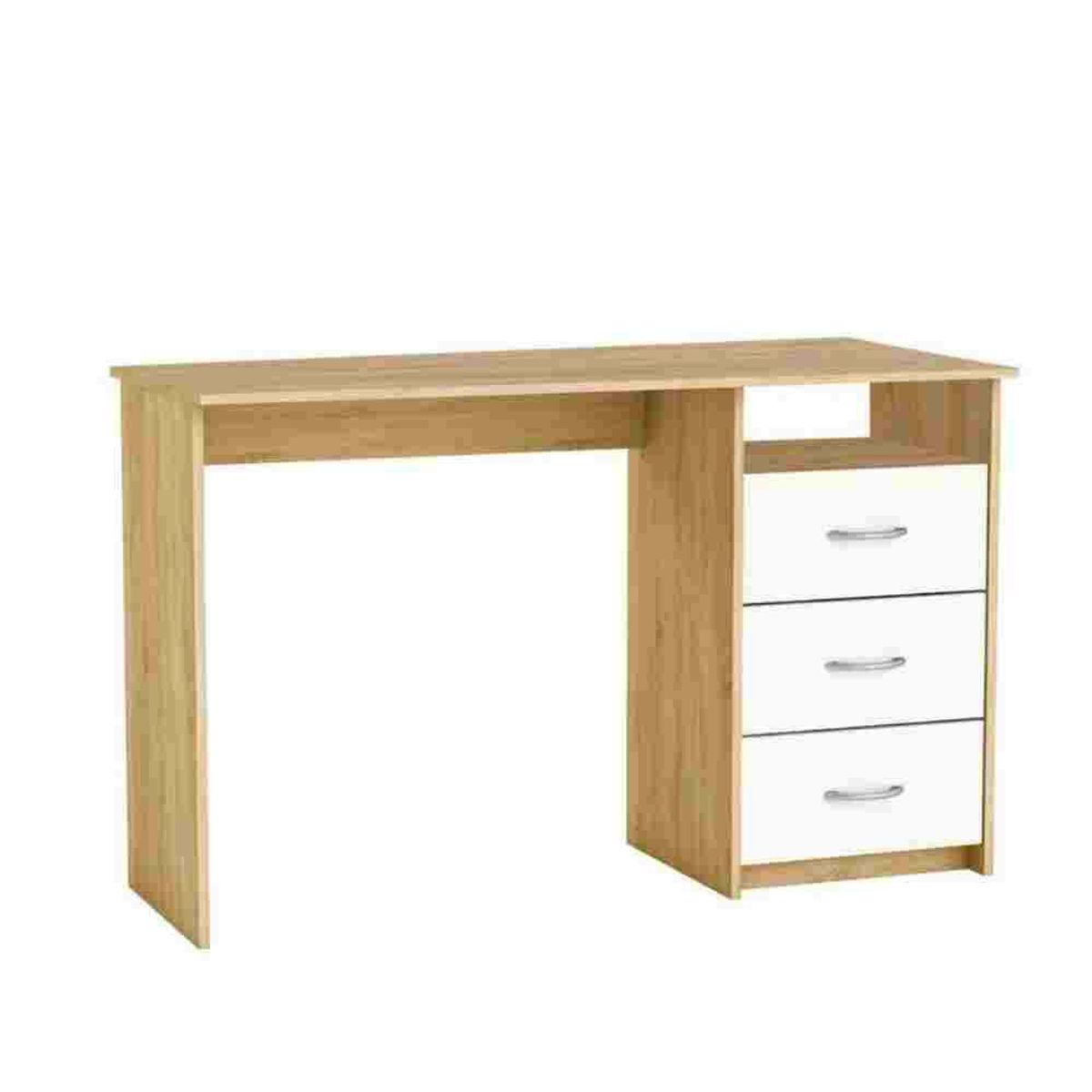 VENTITAS HOME - Escritorio Vintage Denver 3 Cajones Ventitas Home Color Duna