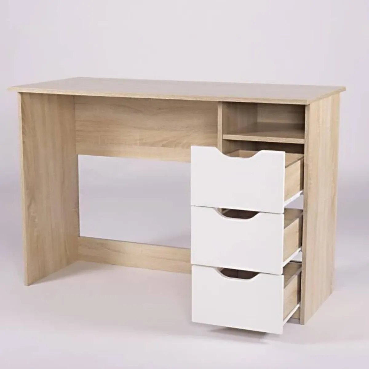 VENTITAS HOME - Escritorio Vintage Izaro 3 Cajones Ventitas Home Color Duna