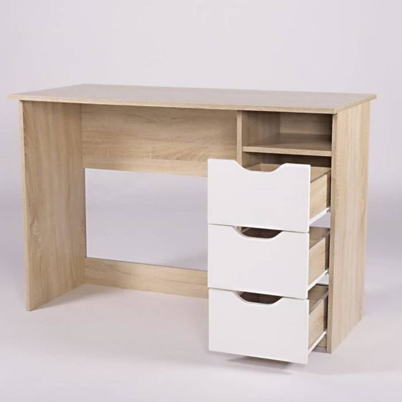 VENTITAS HOME - Escritorio Vintage Izaro 3 Cajones Ventitas Home Color Duna