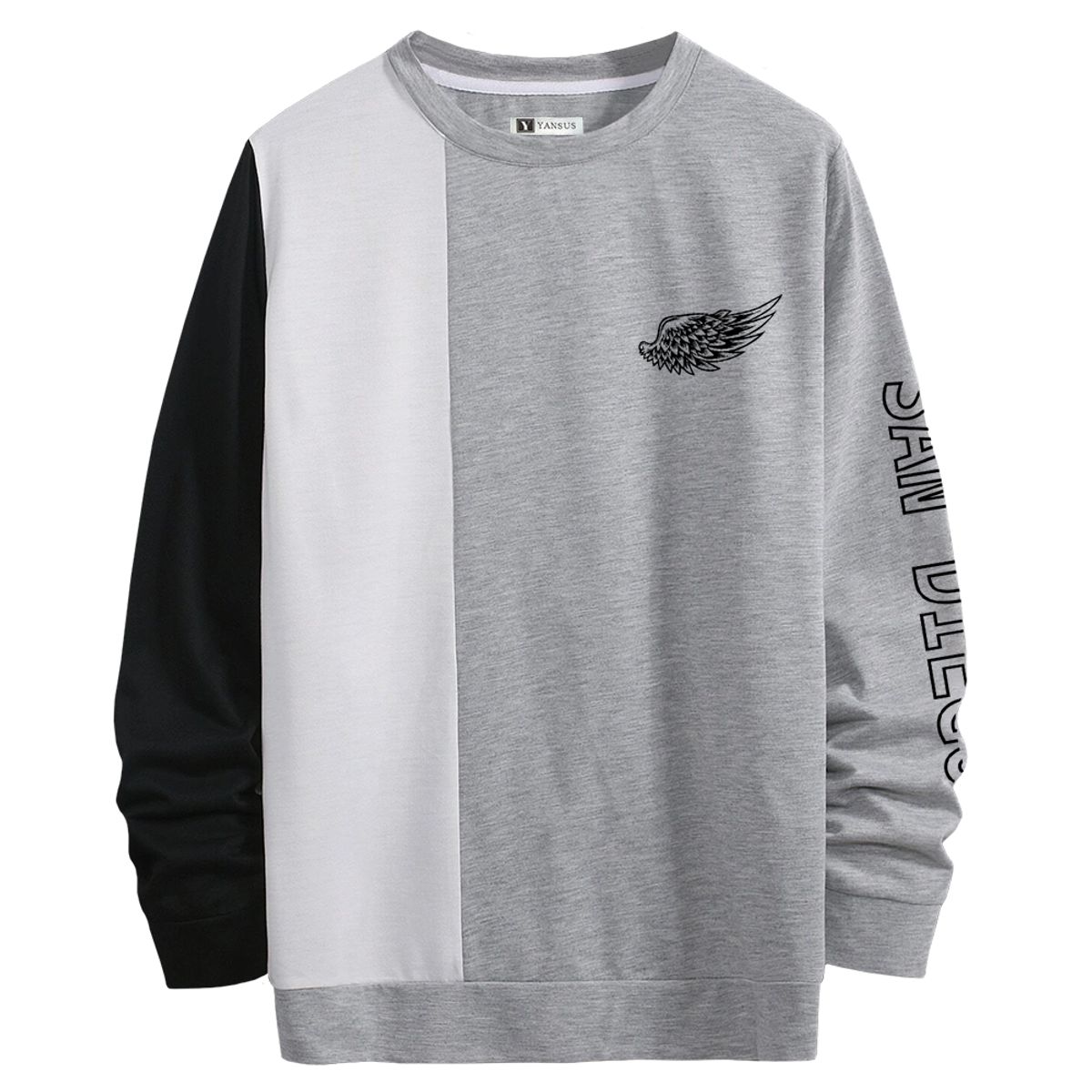 YANSUS - Polera Hombre Yansus Tricolor Melange San Diego